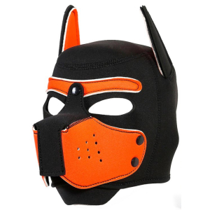 cagoule enjoy puppy noir orange