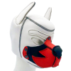 cagoule puppy fox neoprene blanc rouge