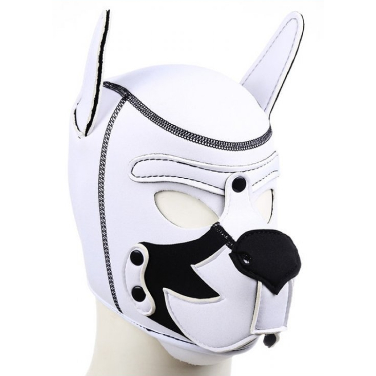 cagoule puppy fox neoprene noir blanc