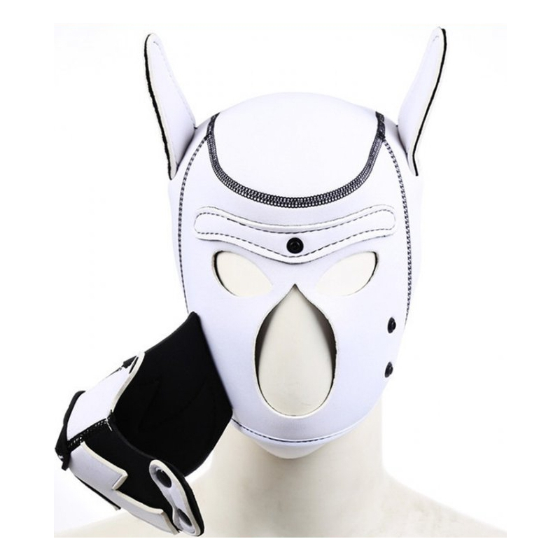 cagoule puppy fox neoprene noir blanc 5