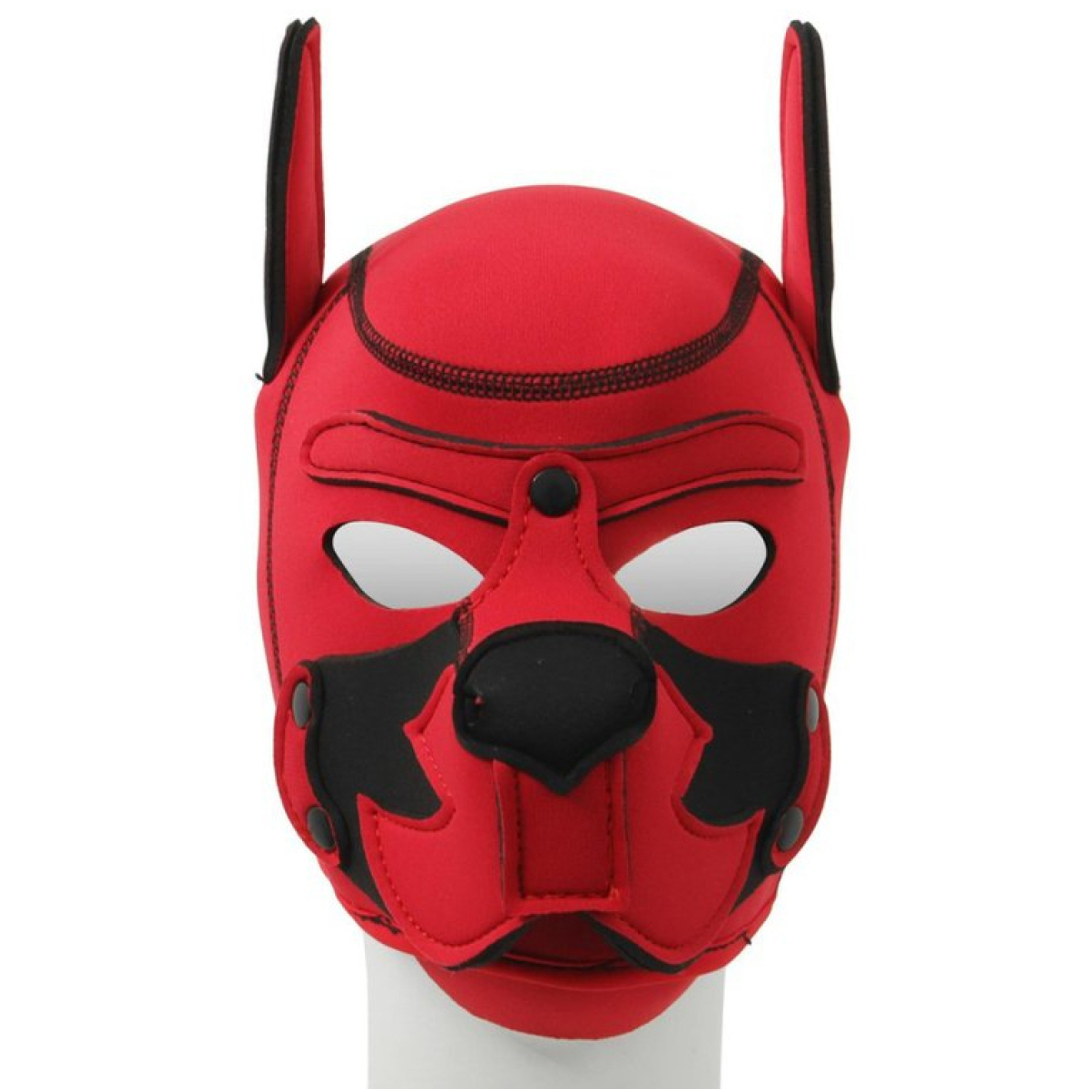 cagoule puppy fox neoprene rouge noir 2