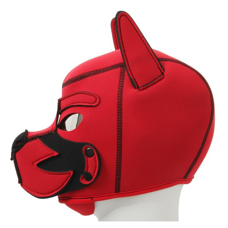 cagoule puppy fox neoprene rouge noir 4