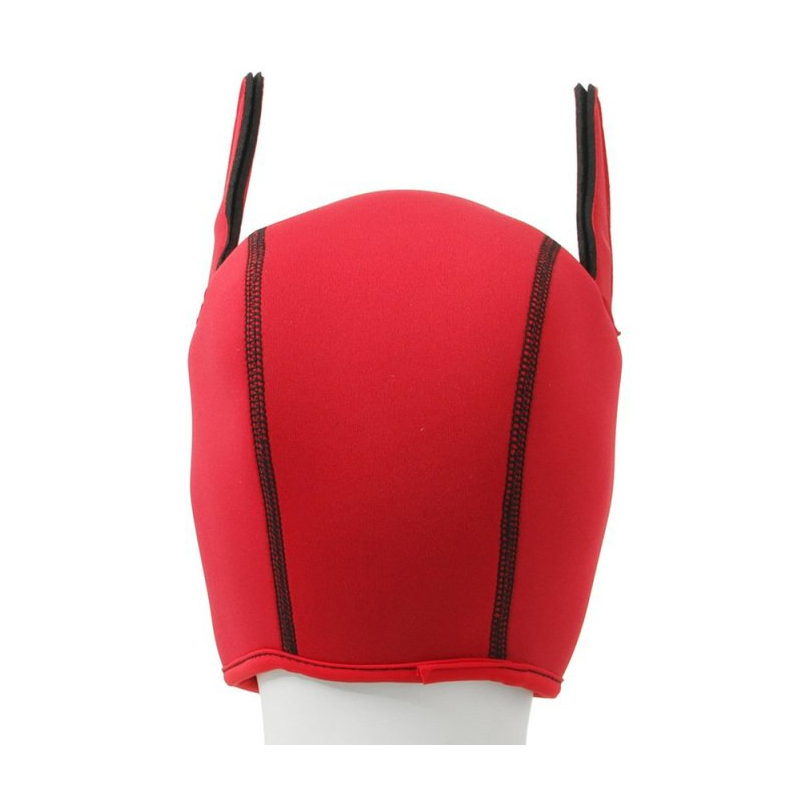 cagoule puppy fox neoprene rouge noir 5