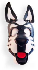 cagoule puppy hood noire et blanche 1