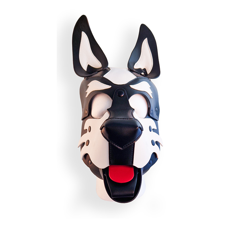 cagoule puppy hood noire et blanche 1