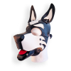 cagoule puppy hood noire et blanche 3