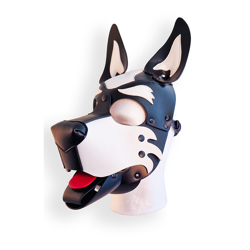 cagoule puppy hood noire et blanche 3