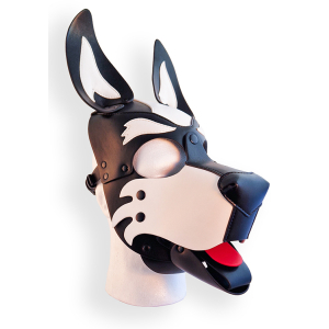cagoule puppy hood noire et blanche
