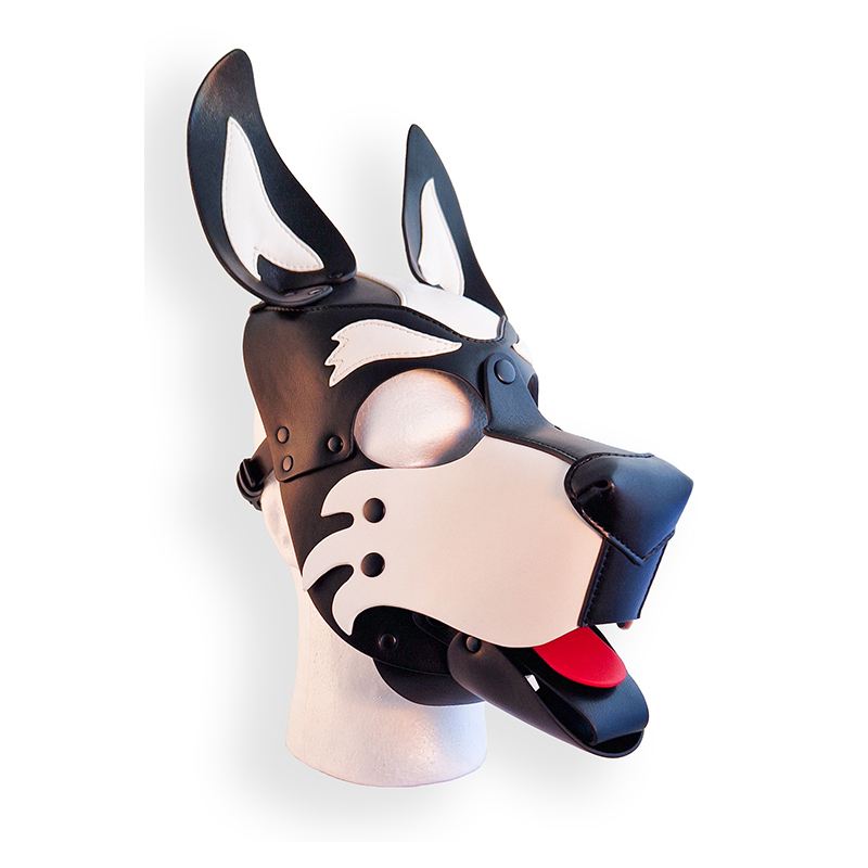 cagoule puppy hood noire et blanche