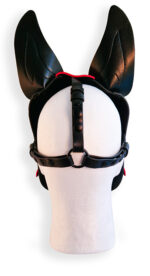 cagoule puppy hood noire et rouge 2