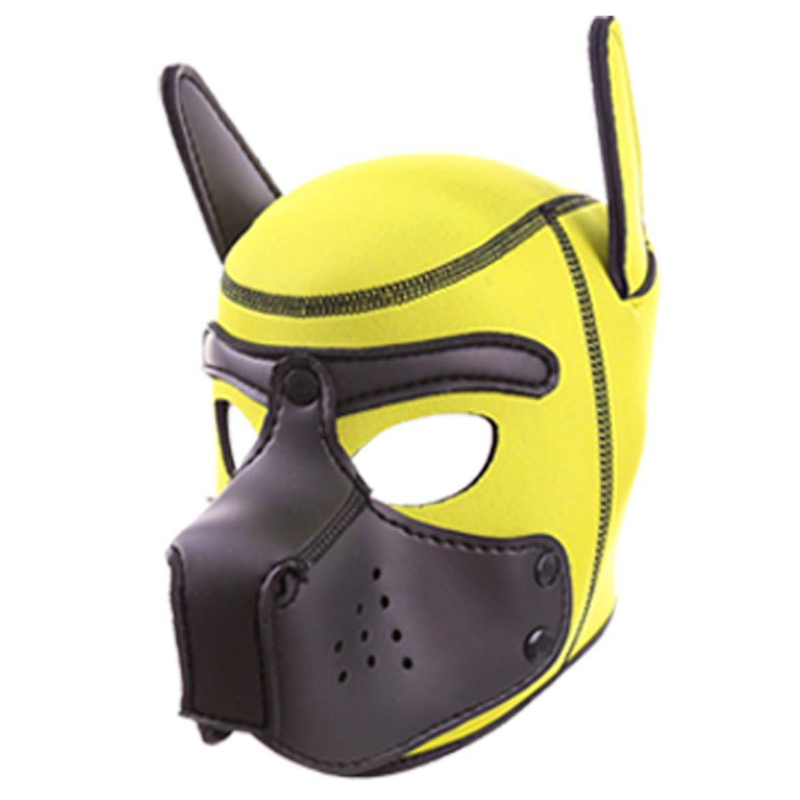 cagoule puppy neoprene jaune noir 1