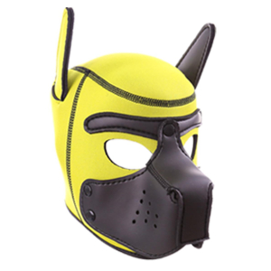 cagoule puppy neoprene jaune noir