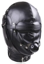 cagoule sensory privation simili noire 1