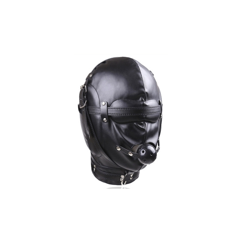 cagoule sensory privation simili noire 1