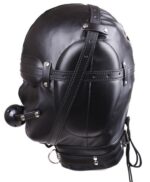 cagoule sensory privation simili noire 2