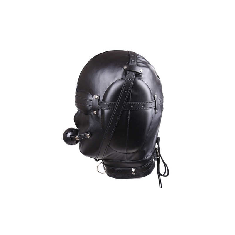 cagoule sensory privation simili noire 2