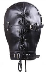 cagoule sensory privation simili noire 3