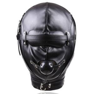 cagoule sensory privation simili noire