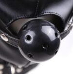 cagoule sensory privation simili noire 4