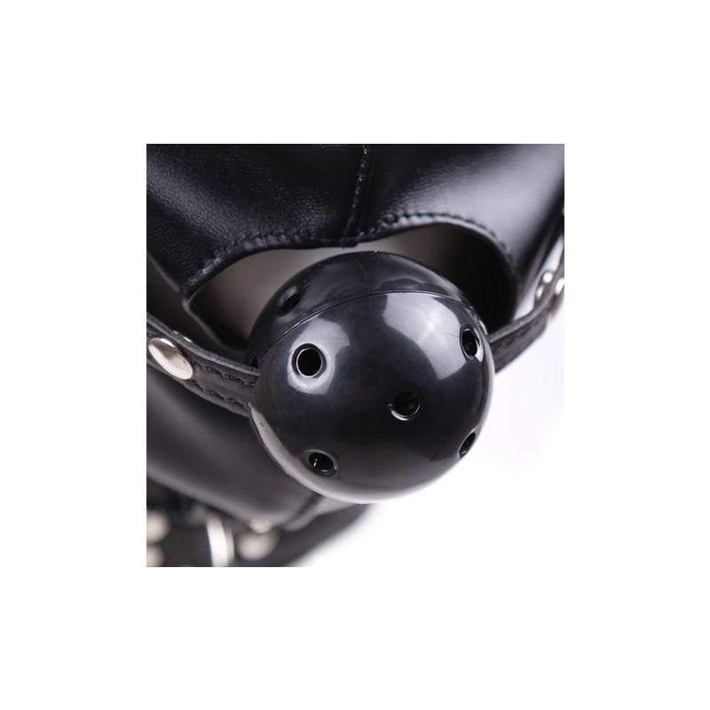 cagoule sensory privation simili noire 4