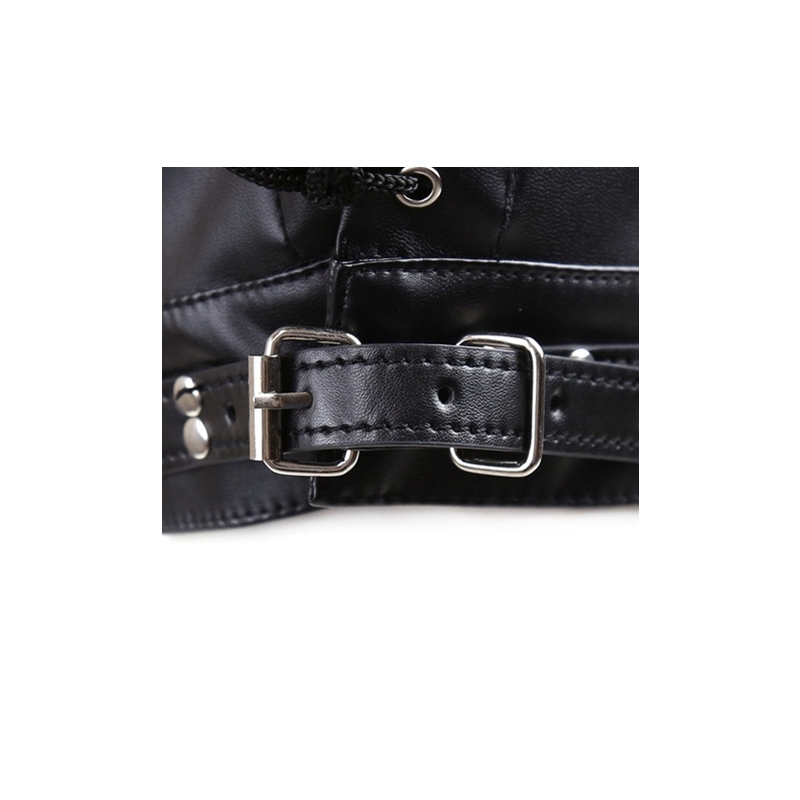 cagoule sensory privation simili noire 5