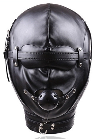 cagoule sensory privation simili noire