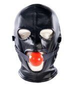 cagoule sm avec baillon et masque subfull noire 4