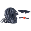 cagoule sm avec baillon et masque subfull noire 5