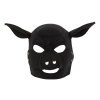 cagoule tete de cochon pig noire