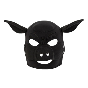 cagoule tete de cochon pig noire