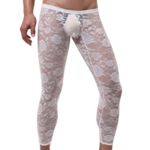 calecon dentelle sexy blanc