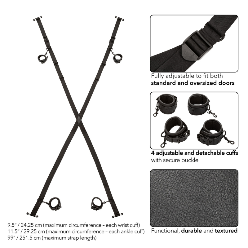 calexotics nocturnal over the door cross black 2