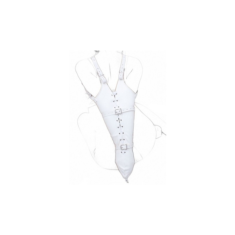 camisole strict leather fastens 1