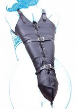 camisole strict leather fastens