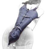 camisole strict leather fastens 2