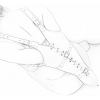 camisole strict leather fastens 4
