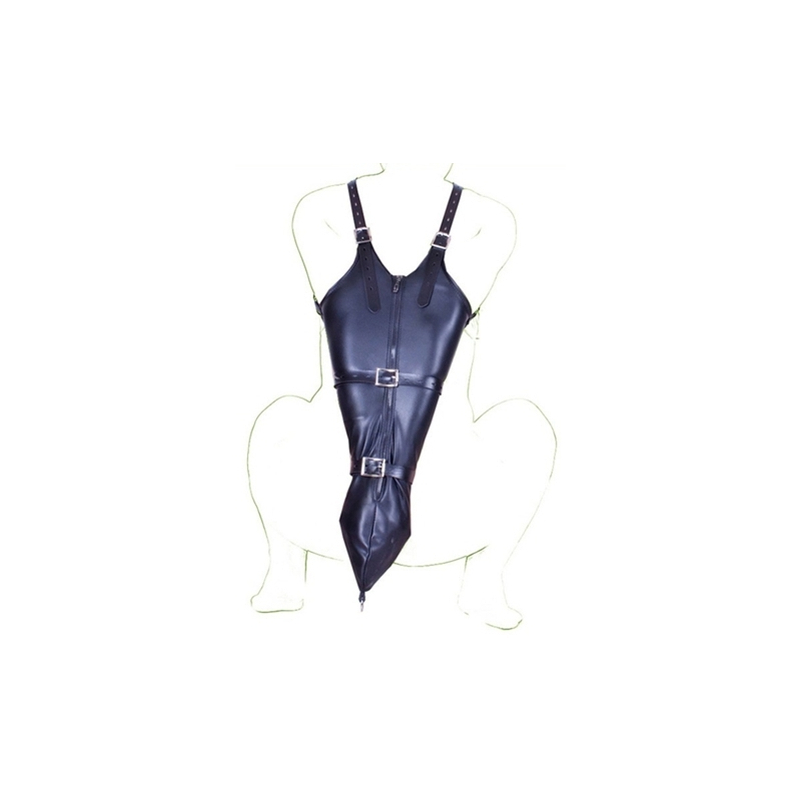 camisole strict leather zipper 2