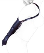 camisole strict leather zipper 4