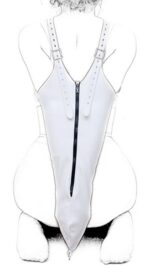 camisole strict leather zipper 5