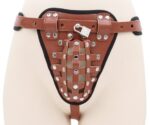 ceinture de chastete belt full marron
