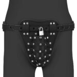 ceinture de chastete jock belt noire