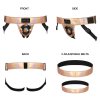 ceinture harnais pour gode strap on me rose dore 3