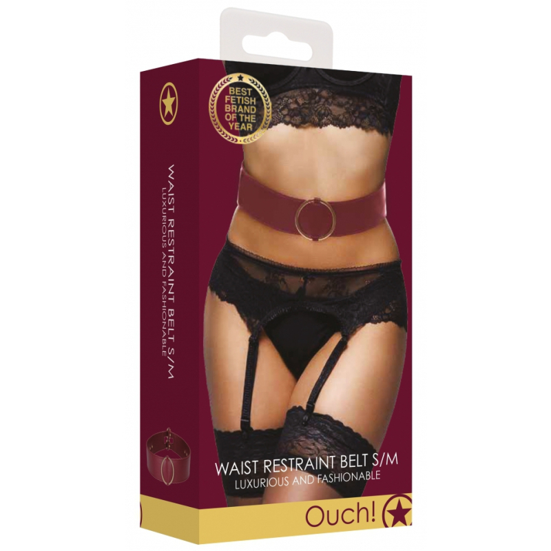 ceinture restraint belt rouge 1