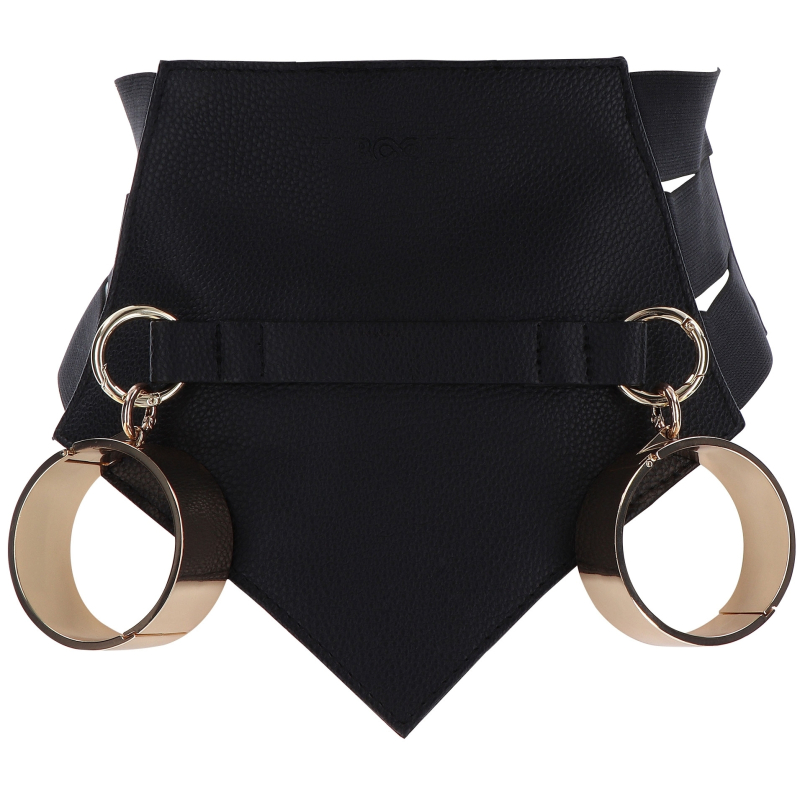 ceinture sm bondage belt taboom noire 6