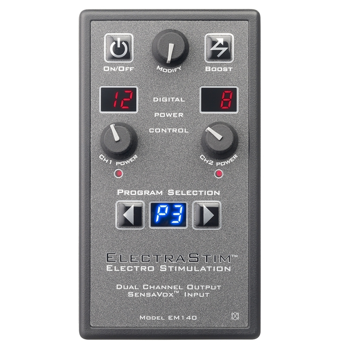 centrale electro stimulation sensavox em140 electrastim 4