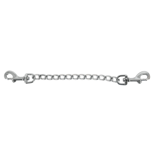 chaine en metal avec mousquetons zado 15cm