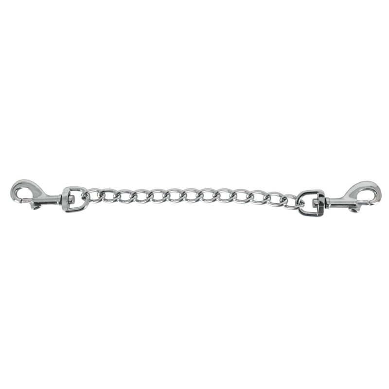 chaine en metal avec mousquetons zado 15cm