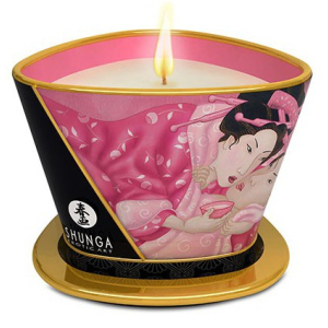 chandelle de massage aphrodisia petales de rose 170ml