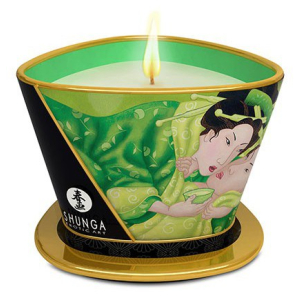 chandelle de massage zenitude the vert exotique