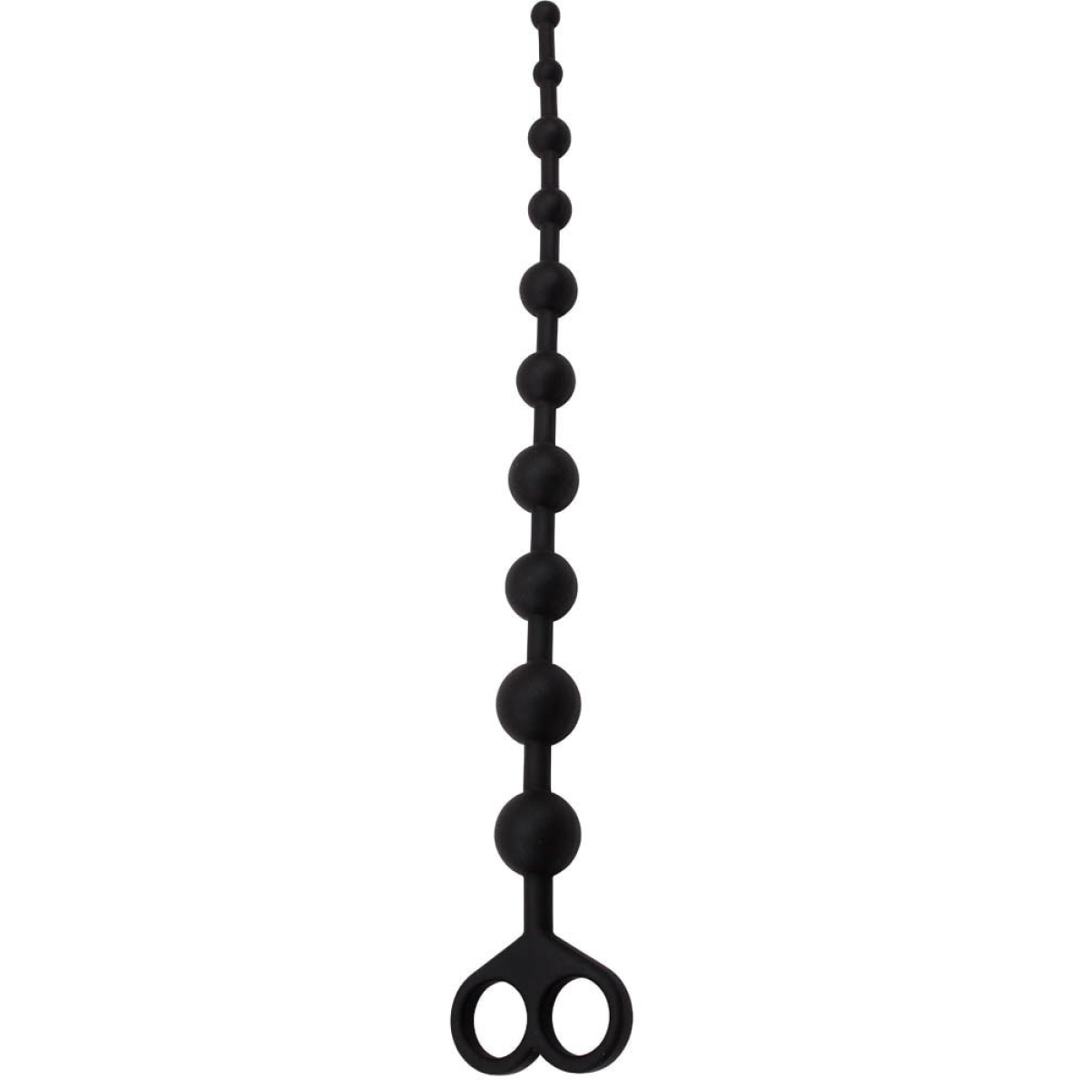 chapelet anal black mont beads 30 x 24 cm